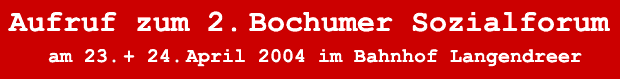 Bochumer Sozialforum